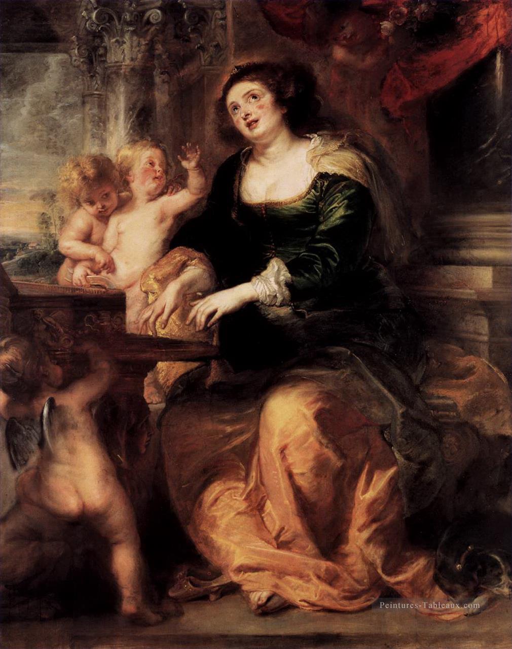 St Cécilia 1640 Peter Paul Rubens Peintures à l'huile